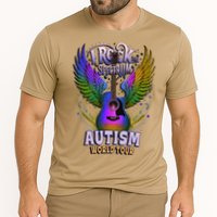 Rockstar I ROCK THE SPECTRUM Autism World Awareness Dad Cooling Performance Crew T-Shirt