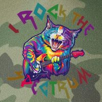 Rockin I ROCK THE SPECTRUM Autism Awareness Different Tune Legacy Tie Dye Trucker Hat