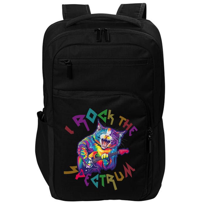 Rockin I ROCK THE SPECTRUM Autism Awareness Different Tune Impact Tech Backpack