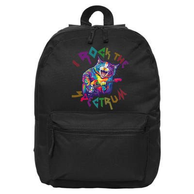 Rockin I ROCK THE SPECTRUM Autism Awareness Different Tune 16 in Basic Backpack