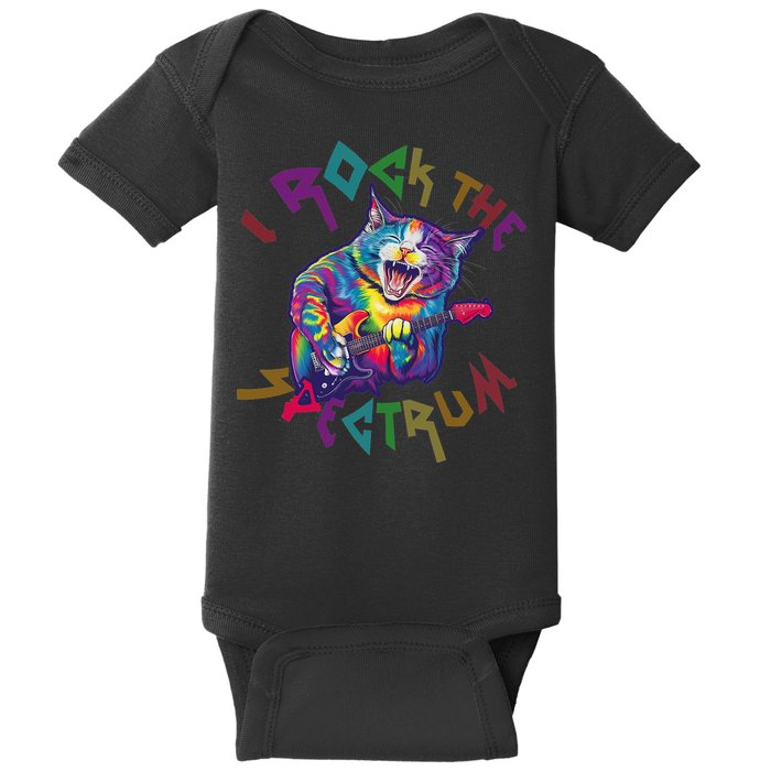 Rockin I ROCK THE SPECTRUM Autism Awareness Different Tune Baby Bodysuit