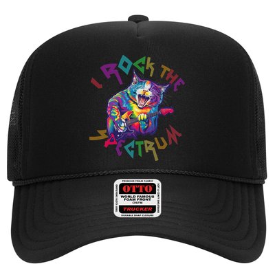Rockin I ROCK THE SPECTRUM Autism Awareness Different Tune Trucker Hat