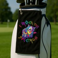 Rockin I ROCK THE SPECTRUM Autism Awareness Different Tune Golf Towel