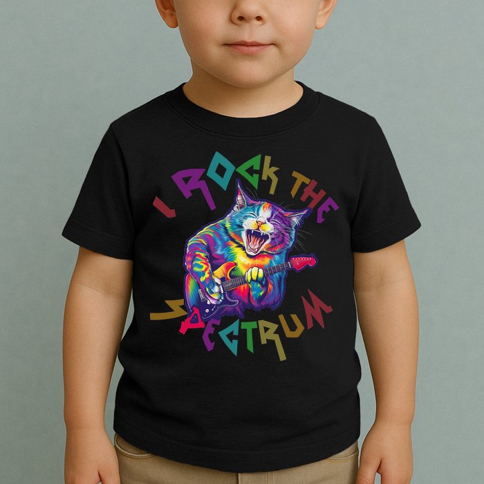 Rockin I ROCK THE SPECTRUM Autism Awareness Different Tune Toddler T-Shirt
