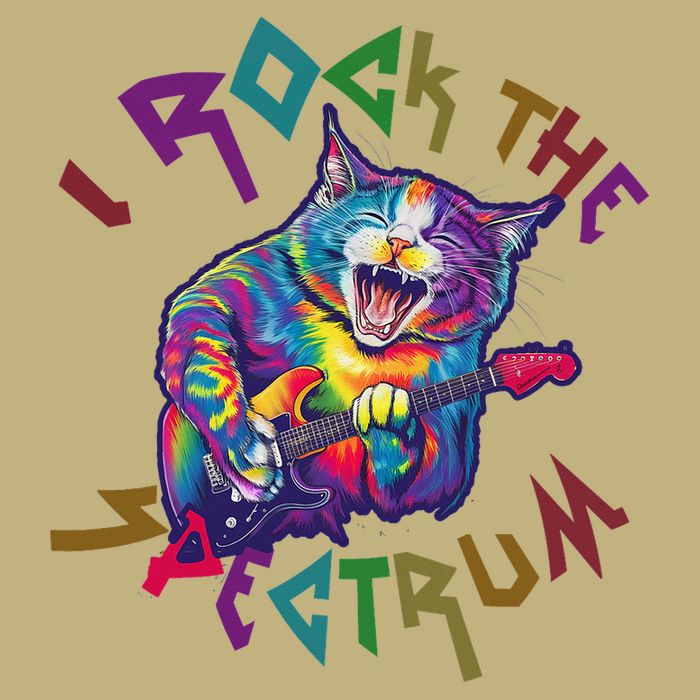 Rockin I ROCK THE SPECTRUM Autism Awareness Different Tune Performance Shirt