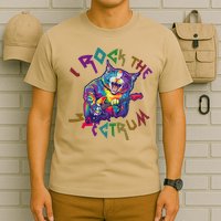 Rockin I ROCK THE SPECTRUM Autism Awareness Different Tune T-Shirt
