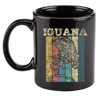 Retro Iguana Reptile Lover Herpetology Herpetologist 11oz C Handle Ceramic Mug
