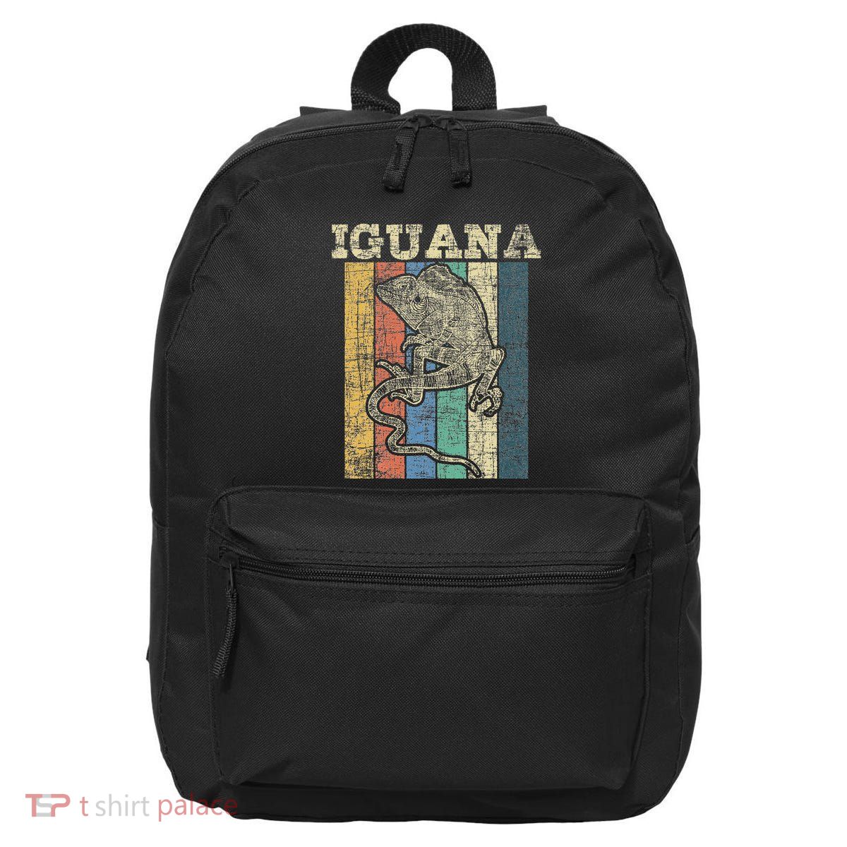 Retro Iguana Reptile Lover Herpetology Herpetologist 16 in Basic Backpack