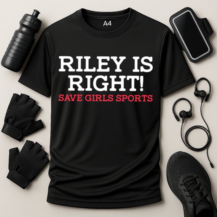 Riley Is Right | I Stand With Riley Gaines Cooling Performance Crew T-Shirt