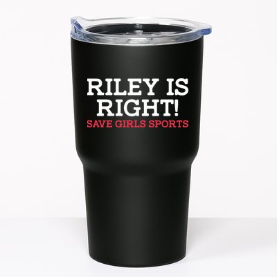 Riley Is Right | I Stand With Riley Gaines Tumbler