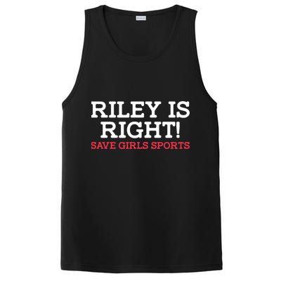 Riley Is Right | I Stand With Riley Gaines PosiCharge Competitor Tank