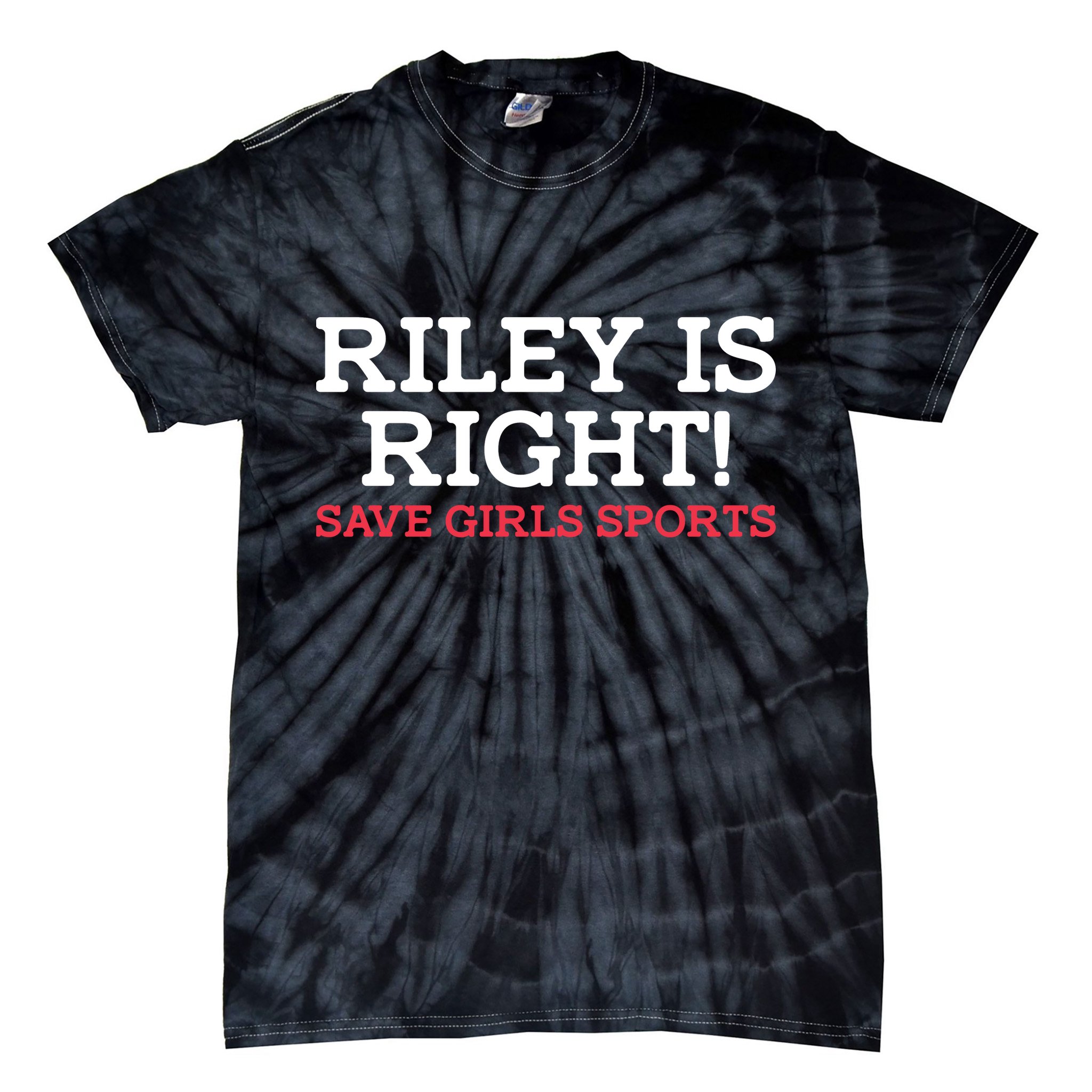 Riley Is Right | I Stand With Riley Gaines Tie-Dye T-Shirt