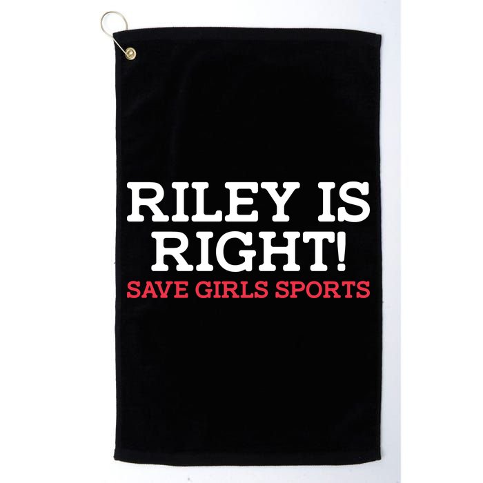 Riley Is Right | I Stand With Riley Gaines Golf Towel