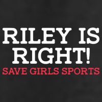 Riley Is Right | I Stand With Riley Gaines Golf Towel