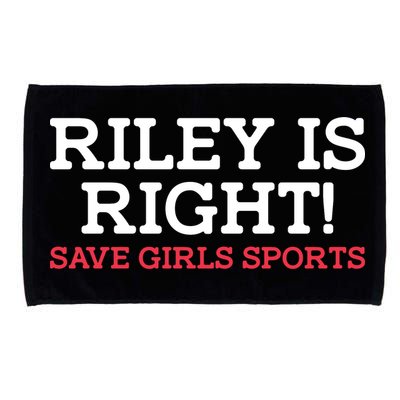 Riley Is Right | I Stand With Riley Gaines Microfiber Hand Towel