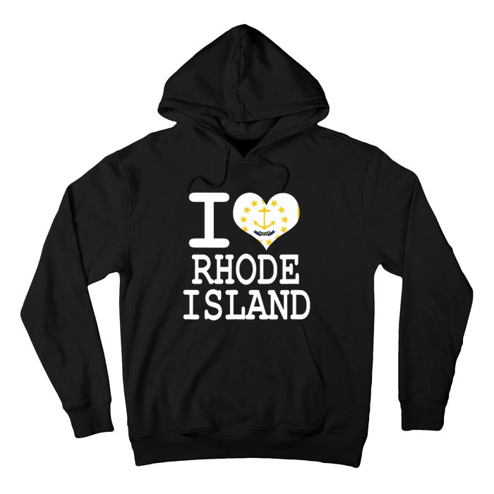 Rhode Island Rhode Island Flag Map Usa Hoodie