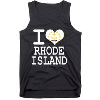 Rhode Island Rhode Island Flag Map Usa Tank Top