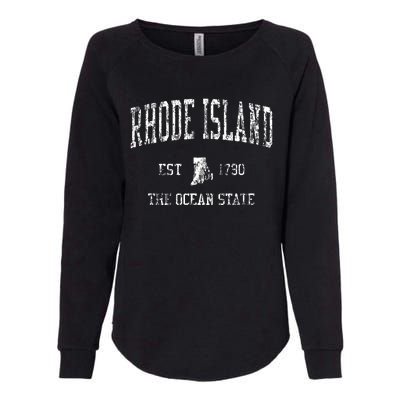 Rhode Island Ri Vintage Sports Design Womens California Wash Sweatshirt