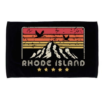 Rhode Island Retro Style Ri Usa Microfiber Hand Towel