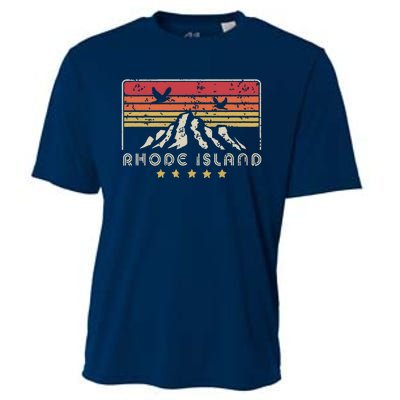 Rhode Island Retro Style Ri Usa Cooling Performance Crew T-Shirt