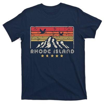 Rhode Island Retro Style Ri Usa T-Shirt