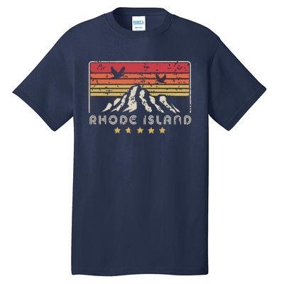 Rhode Island Retro Style Ri Usa Tall T-Shirt