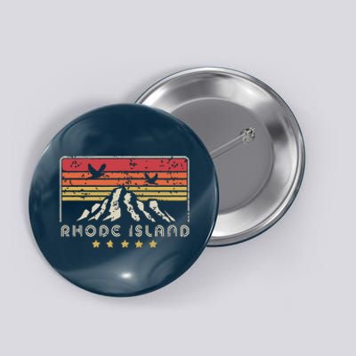 Rhode Island Retro Style Ri Usa Button