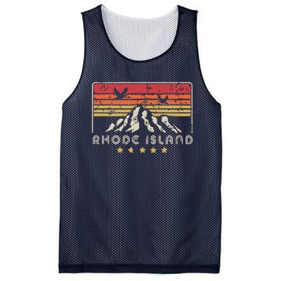 Rhode Island Retro Style Ri Usa Mesh Reversible Basketball Jersey Tank