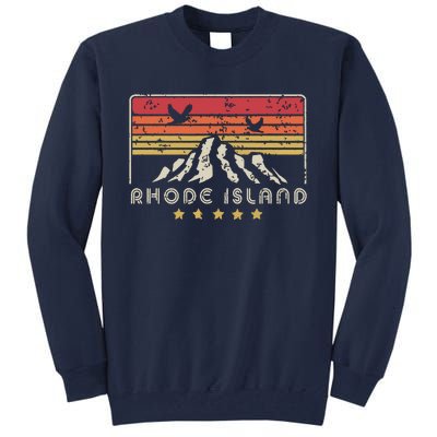 Rhode Island Retro Style Ri Usa Tall Sweatshirt