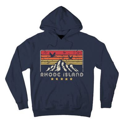 Rhode Island Retro Style Ri Usa Tall Hoodie