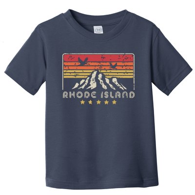 Rhode Island Retro Style Ri Usa Toddler T-Shirt