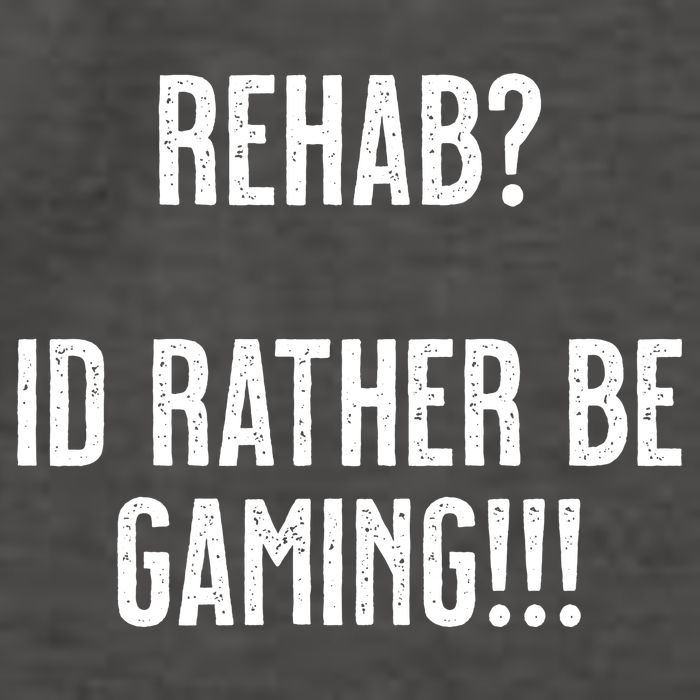 Rehab I'd Rather Be Gaming Vector Backpack