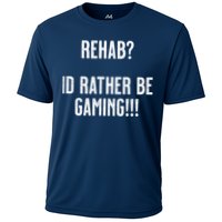 Rehab I'd Rather Be Gaming Cooling Performance Crew T-Shirt