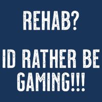 Rehab I'd Rather Be Gaming Cooling Performance Crew T-Shirt