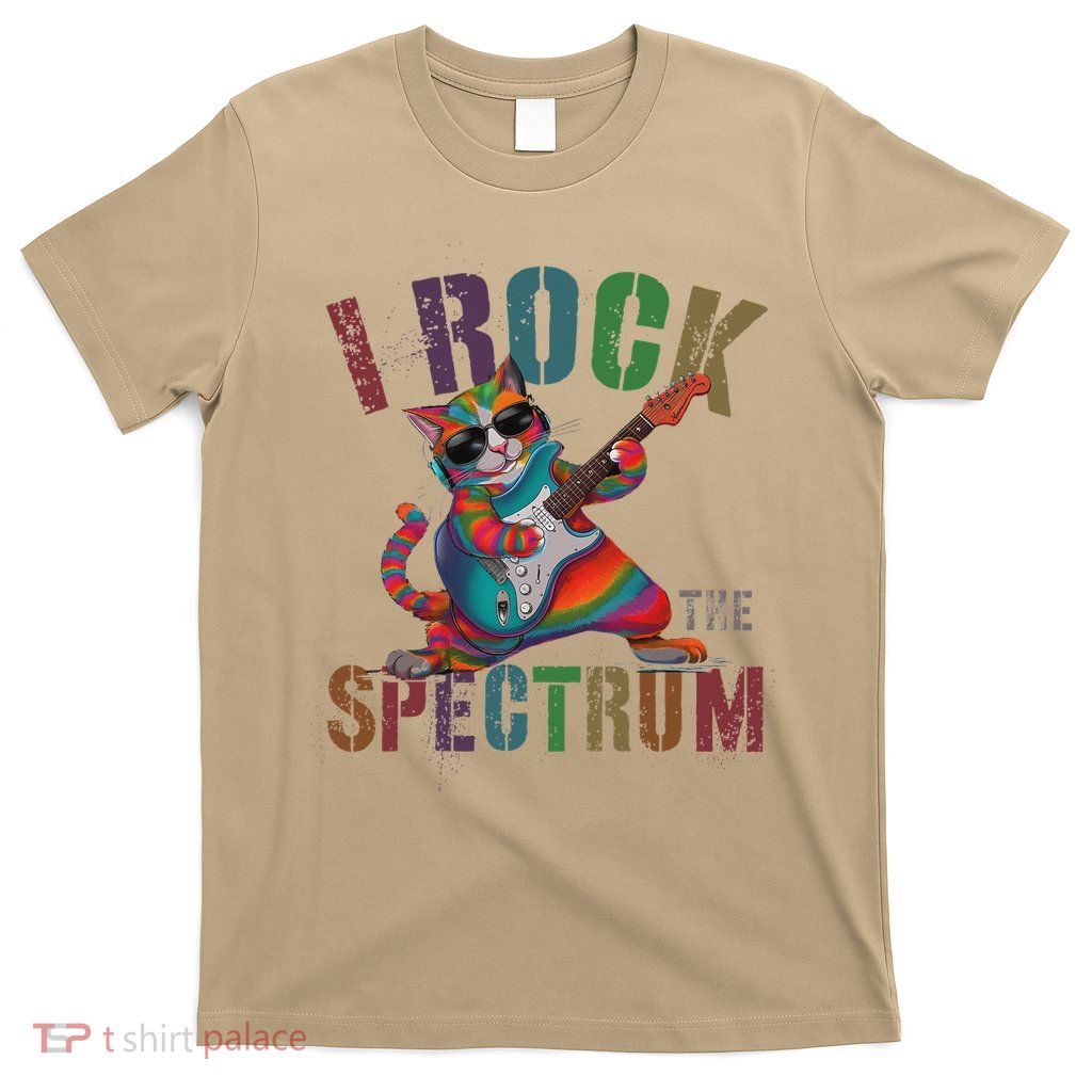 Rockstar I ROCK THE SPECTRUM Autism Awareness Mom Dad T-Shirt