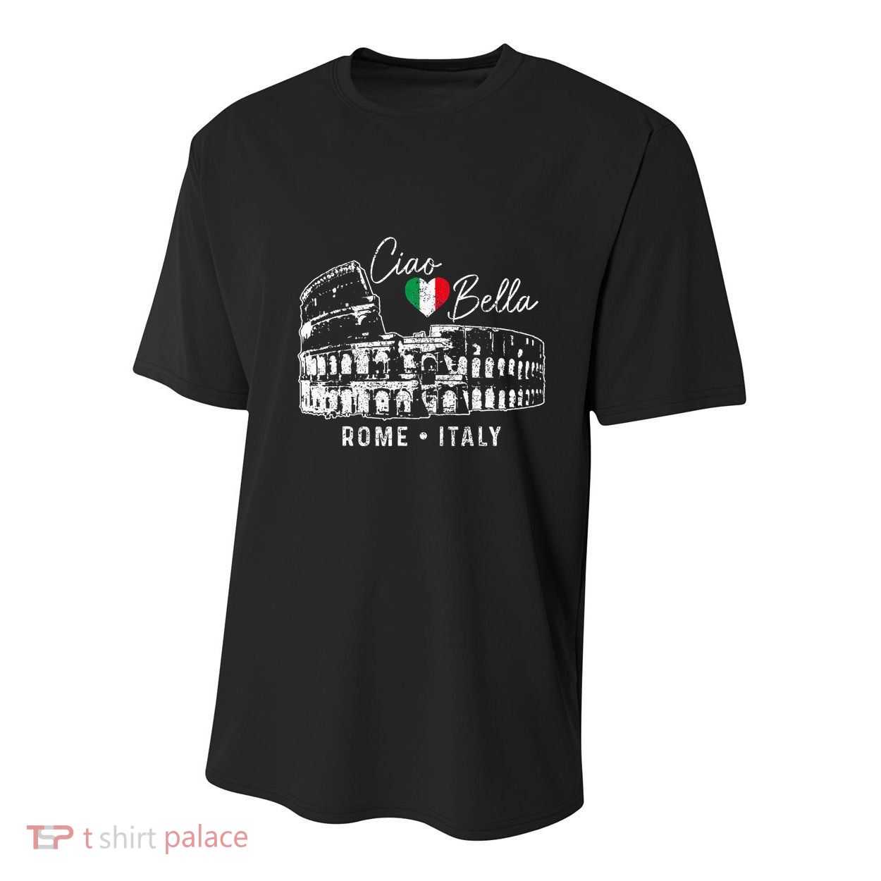 Rome Italy Roma Italia Colosseum Vintage Italian Flag Youth Performance Sprint T-Shirt