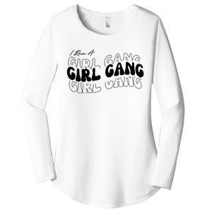 Retro I Run A Girl Gang Women's Perfect Tri Tunic Long Sleeve Shirt