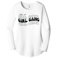 Retro I Run A Girl Gang Women's Perfect Tri Tunic Long Sleeve Shirt