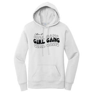 Retro I Run A Girl Gang Women's Pullover Hoodie