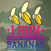 Runner I Run Because I Like Bananas Marathoner Funny Running Funny Gift Legacy Tie Dye Trucker Hat