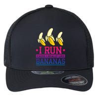 Runner I Run Because I Like Bananas Marathoner Funny Running Funny Gift Flexfit Unipanel Trucker Cap