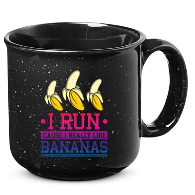 Runner I Run Because I Like Bananas Marathoner Funny Running Funny Gift 15oz Campfire Ceramic Mug