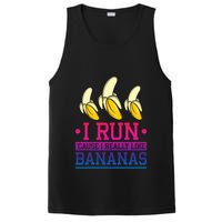 Runner I Run Because I Like Bananas Marathoner Funny Running Funny Gift PosiCharge Competitor Tank