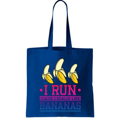 Runner I Run Because I Like Bananas Marathoner Funny Running Funny Gift Bag