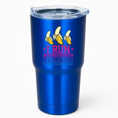 Runner I Run Because I Like Bananas Marathoner Funny Running Funny Gift Tumbler