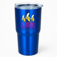 Runner I Run Because I Like Bananas Marathoner Funny Running Funny Gift Tumbler