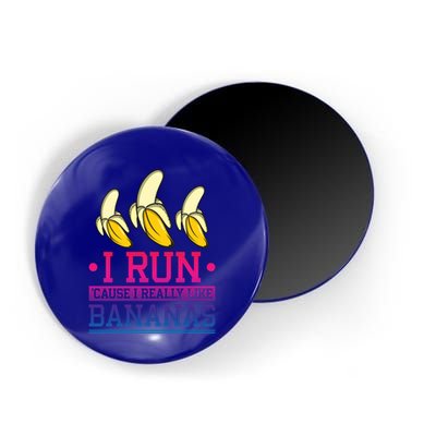 Runner I Run Because I Like Bananas Marathoner Funny Running Funny Gift Magnet