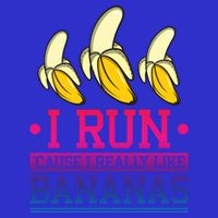 Runner I Run Because I Like Bananas Marathoner Funny Running Funny Gift Tank Top