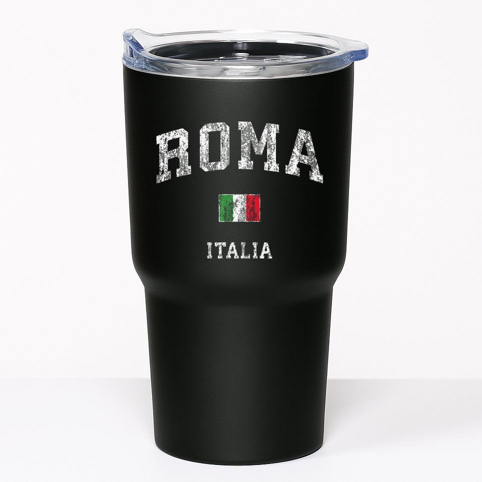Roma Italia Rome Italy Vintage Athletic Sports Tumbler
