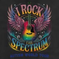 Rockstar I ROCK THE SPECTRUM Autism Awareness Support Cool Comfort Performance Bucket Hat